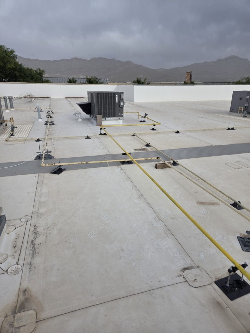 Rooftop Mechanical & Gas Piping